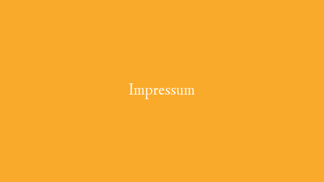 Impressum